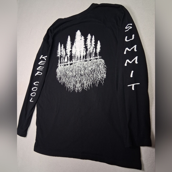 ATC Other - 100% Cotton Black Long Sleeve Tee with Tree Graphic